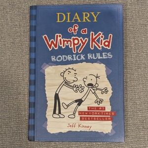 Diary of a Wimpy Kid Book 2 Rodrick Rules Hardcover Kids Chapter Book